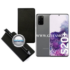 Samsung Galaxy S20 Plus dėklai ir apsauginiai stiklai - Re-Grid magnetinis dėklas Samsung Galaxy S20 Plus telefonui juodos spalvos