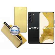Re-Grid magnetinis dėklas Samsung Galaxy S22 5G telefonams aukso spalvos Vilnius | Šiauliai | Palanga