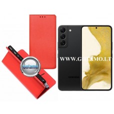 Re-Grid magnetinis dėklas Samsung Galaxy S22 5G telefonams raudonos spalvos Palanga | Vilnius | Kaunas