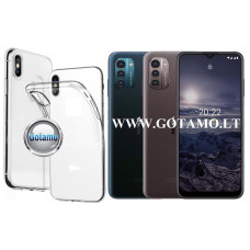 Nokia G11, Nokia G21 dėklai ir apsauginiai stiklai - Skin silikoninis dėklas 1MM storio Nokia G11, Nokia G21 telefonams