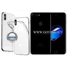 Skin silikoninis dėklas 2MM storio Apple iPhone 7 Plus 8 Plus telefonams Palanga | Palanga | Plungė