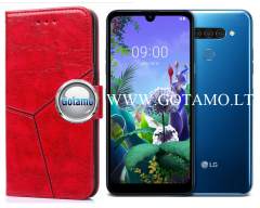 Turtle Dėklas LG Q60 mobiliesiems telefonams raudonos spalvos