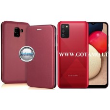V-Slim magnetinis dėklas Samsung Galaxy A02s, Samsung Galaxy A03s telefonams tamsiai raudonos (bordo) spalvos Plungė | Klaipėda | Šiauliai