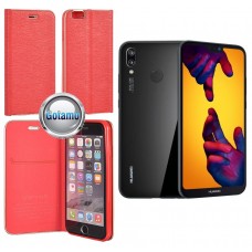Vennus Diary magnetinis dėklas Huawei P20 Lite telefonams raudonos spalvos Telšiai | Kaunas | Plungė