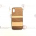 Wood medinis dėklas nugarėlė Apple iPhone X, Apple iPhone Xs telefonams dryžuotas Vilnius | Telšiai | Plungė