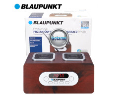 Įkraunant vidinį akumuliatorių maitinamas radijo imtuvas (radija) Blaupunkt Wood