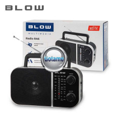 Radijo imtuvai (radijos) - Iš tinklo arba baterijomis maitinamas radijo imtuvas (radija) Blow Radio RA6