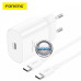 Type-C tinklo kroviklis 25W GaN ir Type-C į Type-C laidas Foneng
