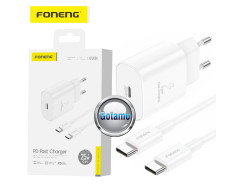 Type-C tinklo kroviklis 25W GaN ir Type-C į Type-C laidas Foneng
