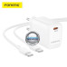 Type-C tinklo kroviklis 30W GaN ir Type-C į Type-C laidas Borofone